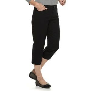 Croft and Barrow Classic Stretch Twill Capris